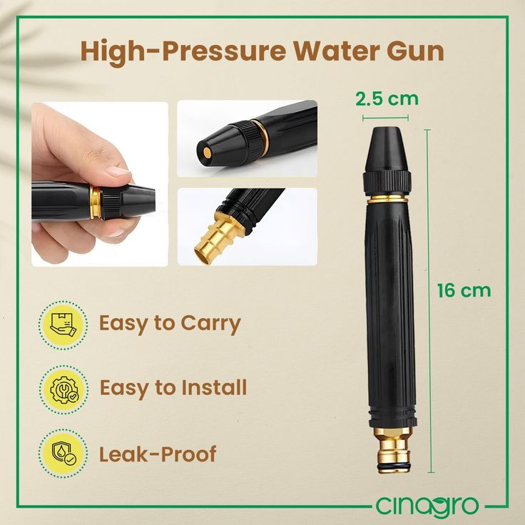 Water High Pressure Nozzle Spray Water Gun