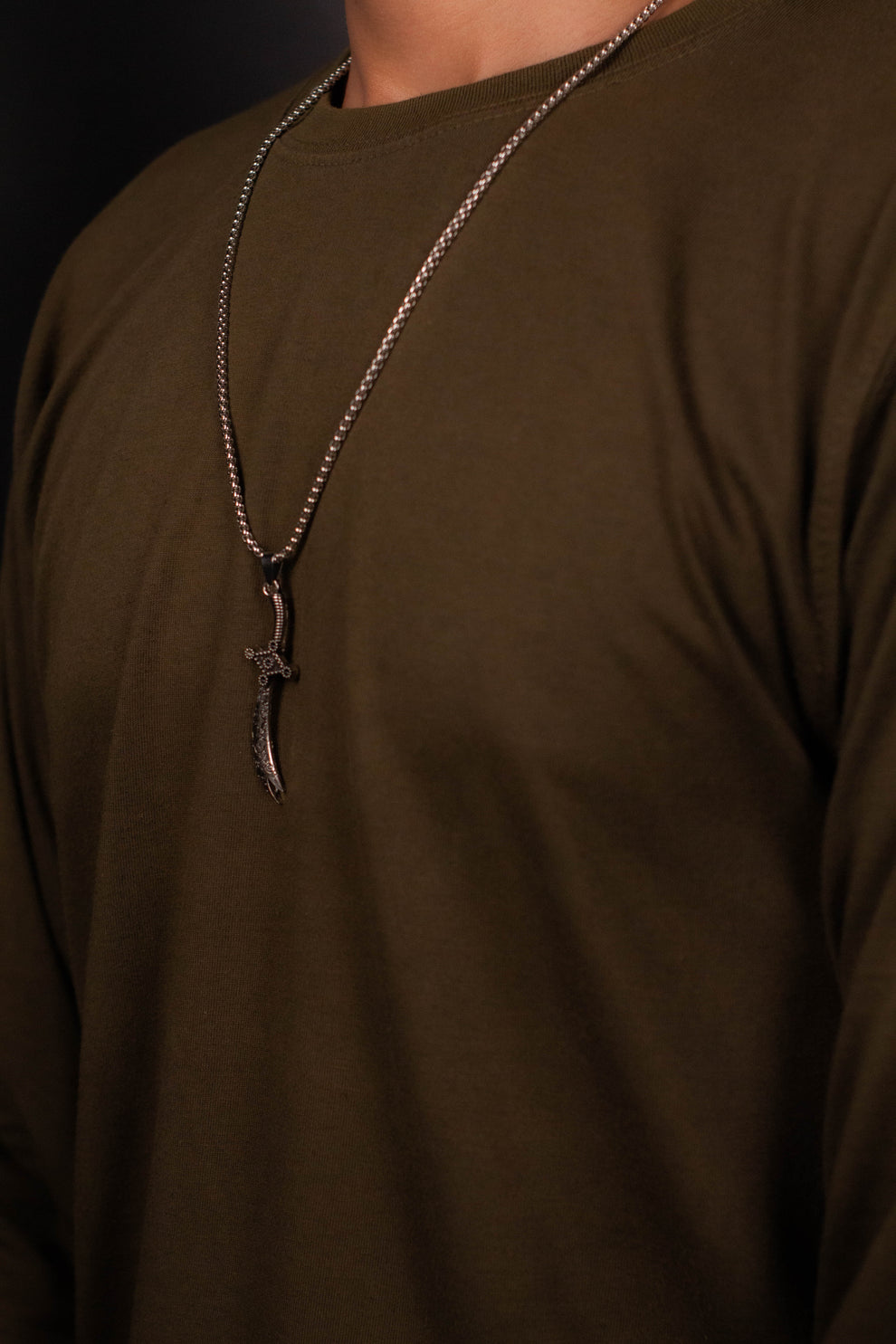 Buy One Get One Free Zulfiqar Necklace ā Dual-Edge Arabic Calligraphy Edition