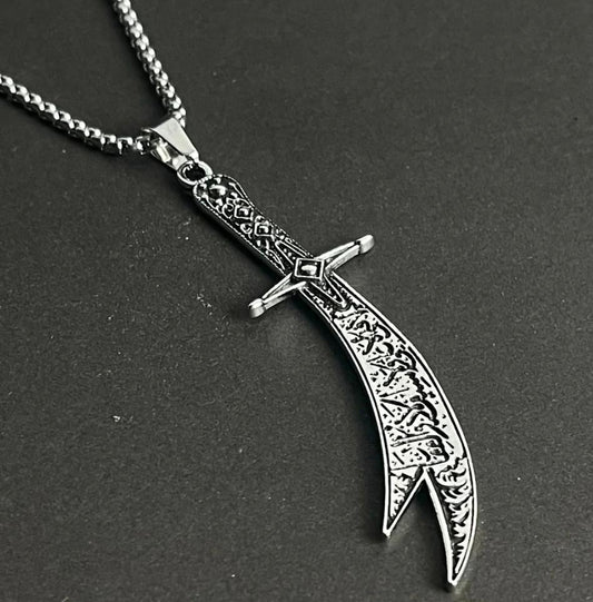 Buy One Get One Free Zulfiqar Sword Necklace